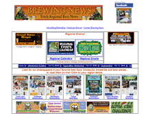 Tablet Screenshot of brewingnews.com